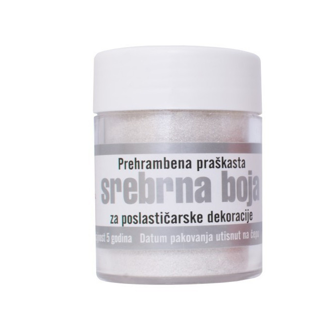 Silver pearlescent powder color 10gr