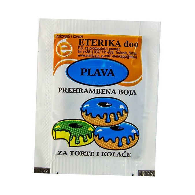 Blue powdered food colors 3g