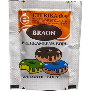 Brown powdered food colors 3g