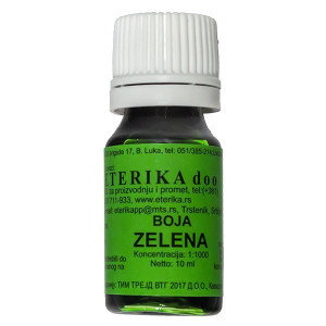 Green liquid food color