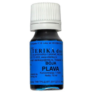 Blue liquid food color