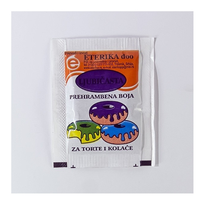 Purple powdered food colors 3g