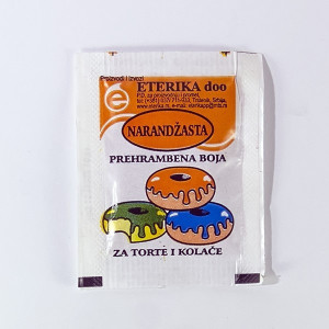 Orange powdered food colors 3g