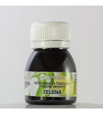 Green liquid color for chocolate and fat desserts