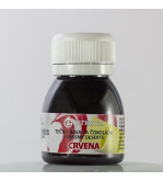 Crvena boja za čokoladu i masne deserte