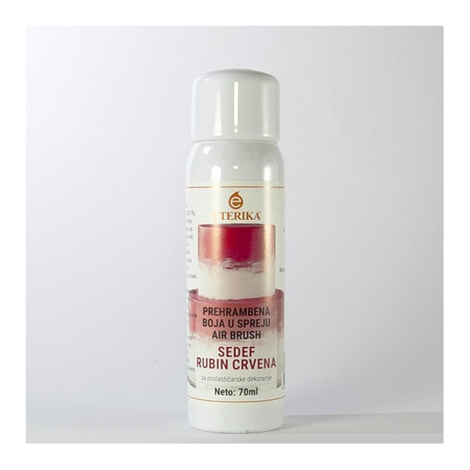 Ruby red air brush spray food color 70 ml