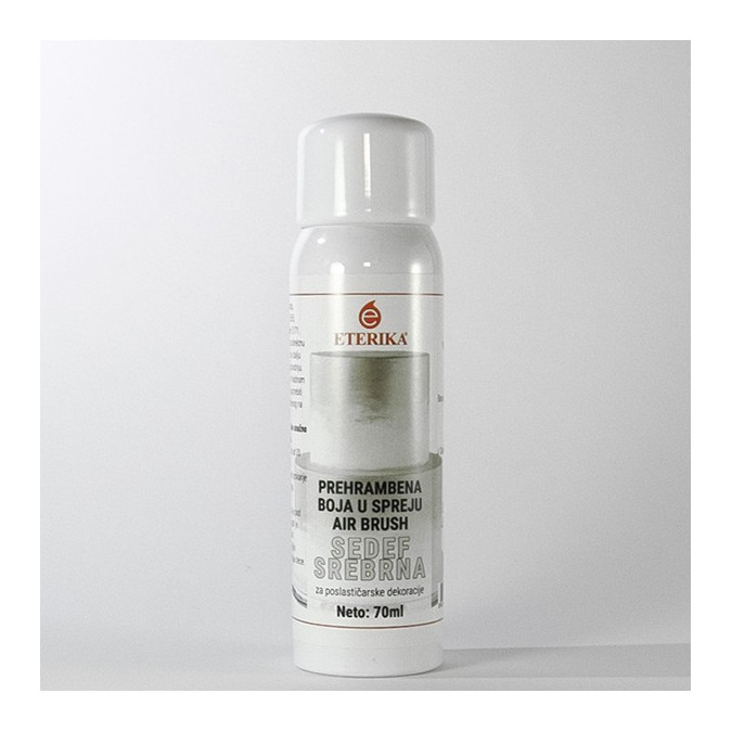 Silver air brush spray food color 70 ml