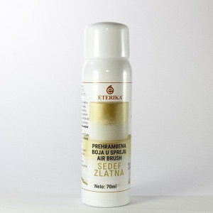 Gold air brush spray food color 70 ml