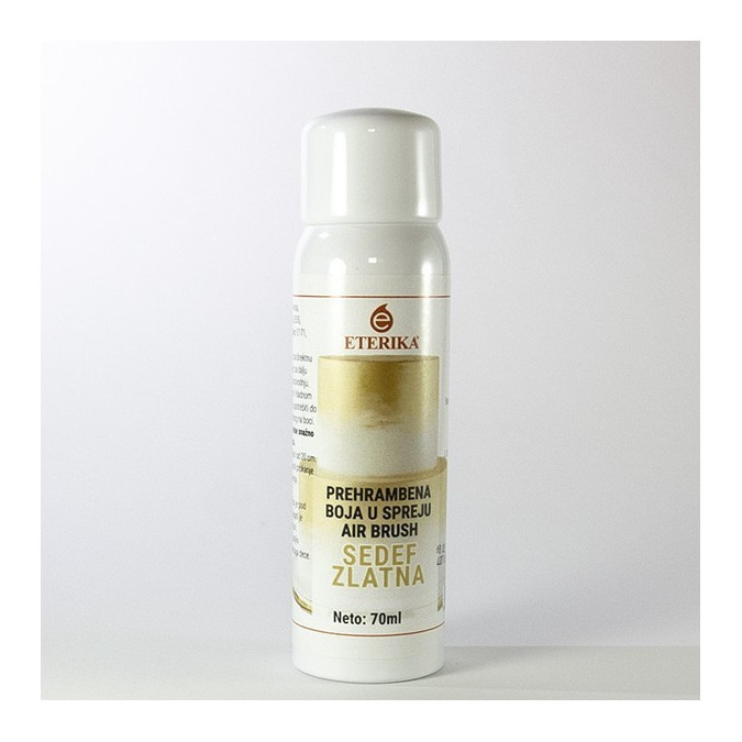 Gold air brush spray food color 70 ml