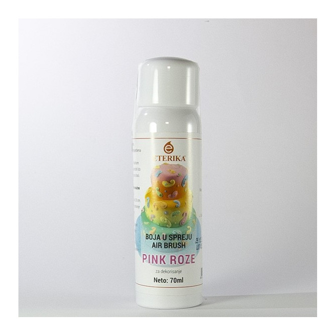 Pink air brush spray food color 70 ml