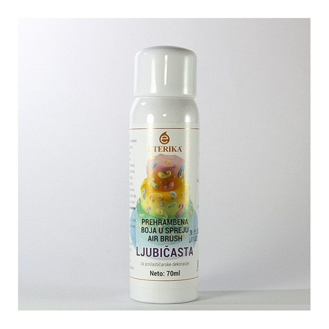 Purple air brush spray food color 70ml