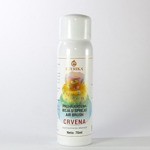 Red air brush spray food color 70ml