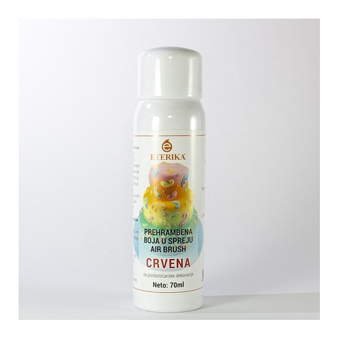 Red air brush spray food color 70ml