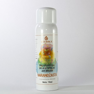 Orange air brush spray food color 70ml