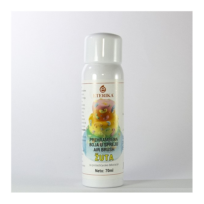 Yellow air brush spray food color 70ml