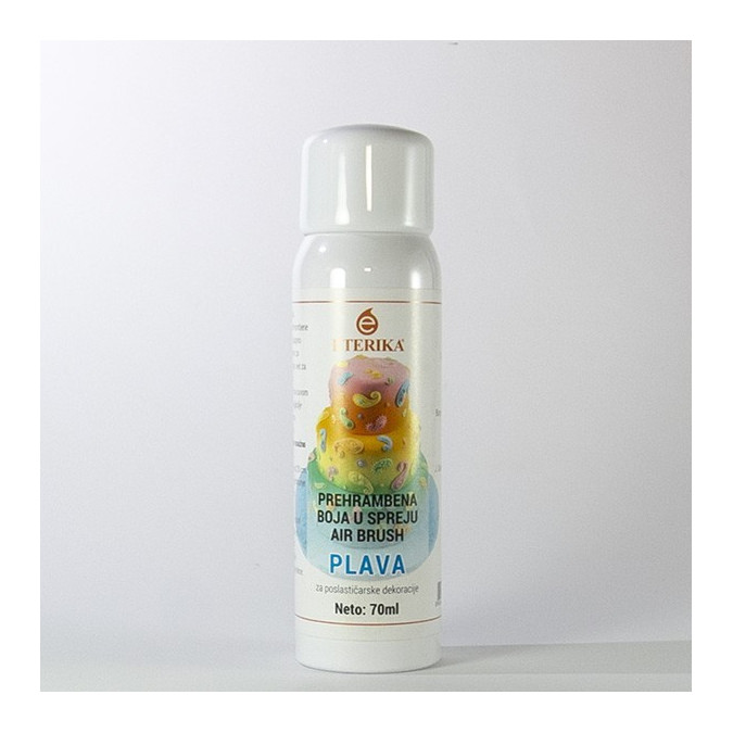 Blue air brush spray food color 70ml