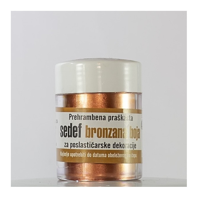 Bronze pearlescent powder color