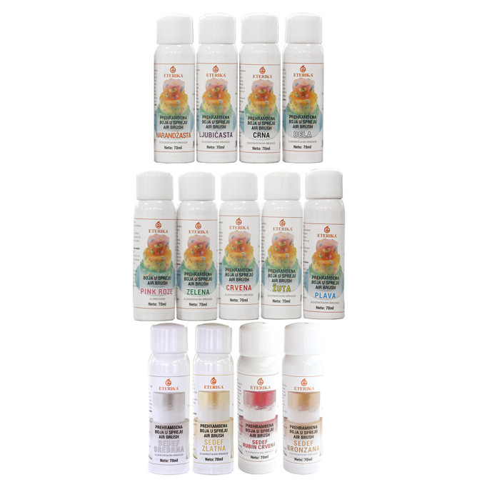 Yellow Air brush food color for compressor 150ml