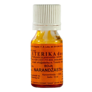 Yellow liquid food color