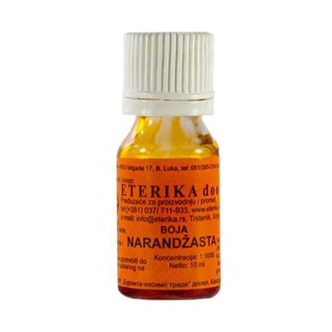 Yellow liquid food color